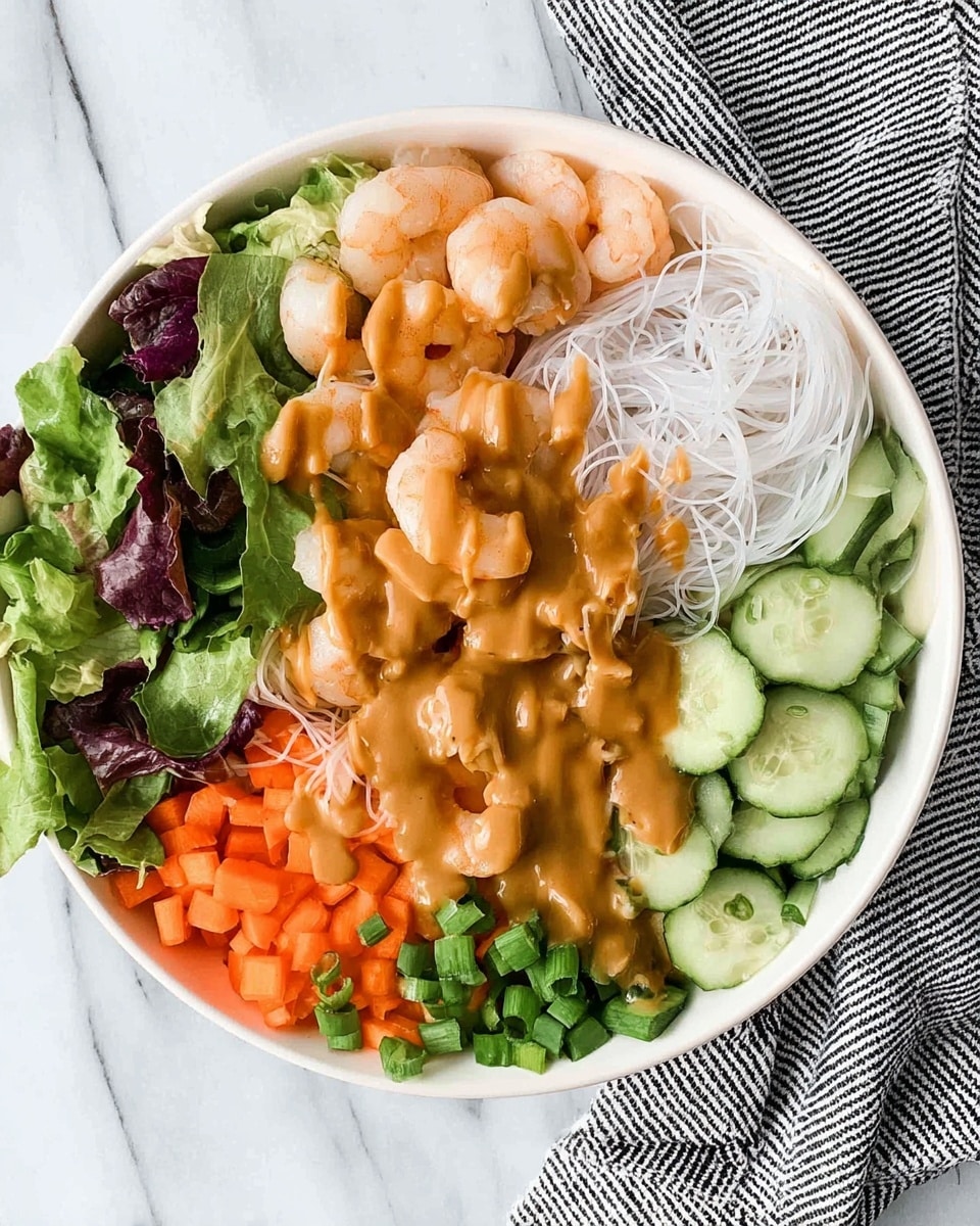 Quick & Fresh Shrimp Spring Roll Bowls: Easy Weeknight Dinner